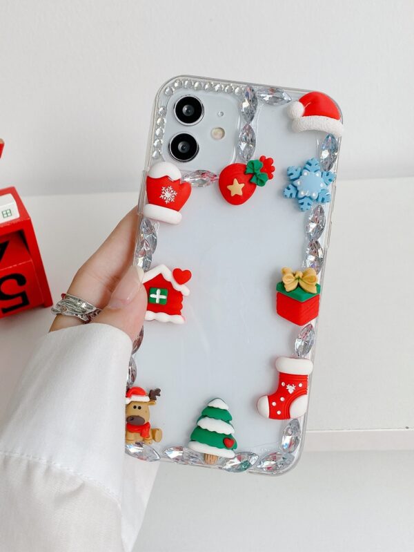 Case transparente navidad