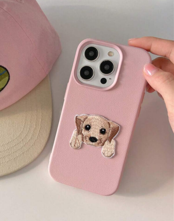 Case rosa doggy - Imagen 2