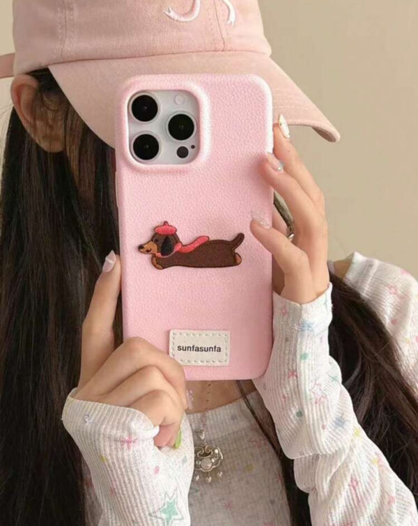 Case rosa con sujetador - Imagen 2